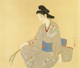 鏑木清方「水仙」 