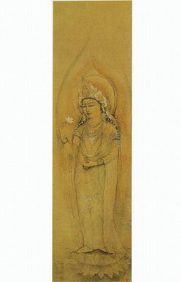 村上 華岳「聖蓮華」（メナード美術館蔵）