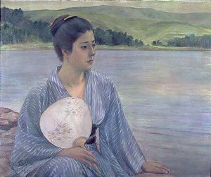 黒田 清輝「湖畔」