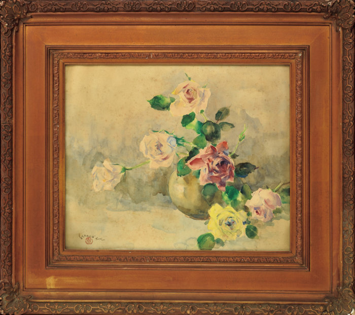 石川 欽一郎「薔薇」