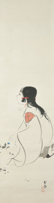 菊池 契月「春野」