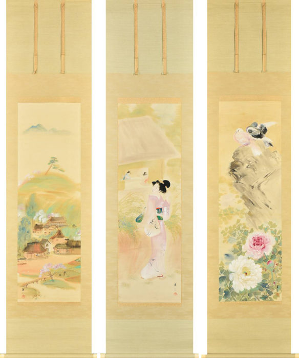 山本 昇雲「苑三題 」