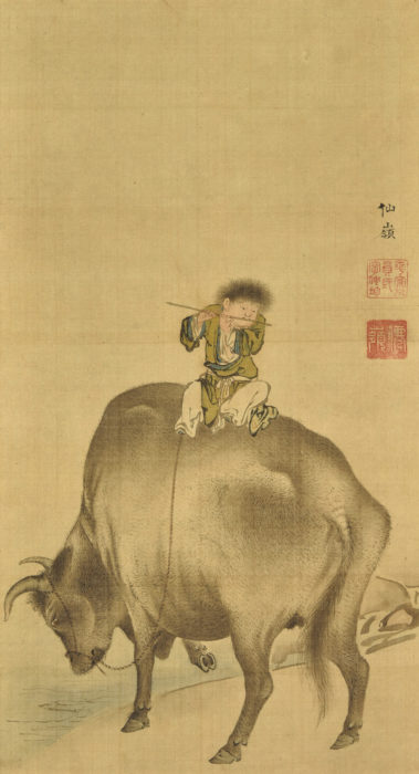 円山 応挙「牧童」