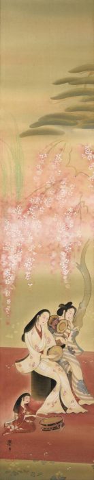 三宅 凰白「桜下美人」