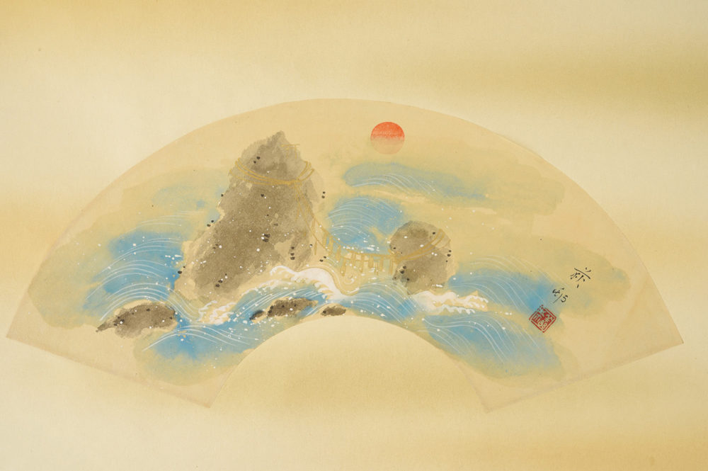 宇田 荻邨「伊勢の海」