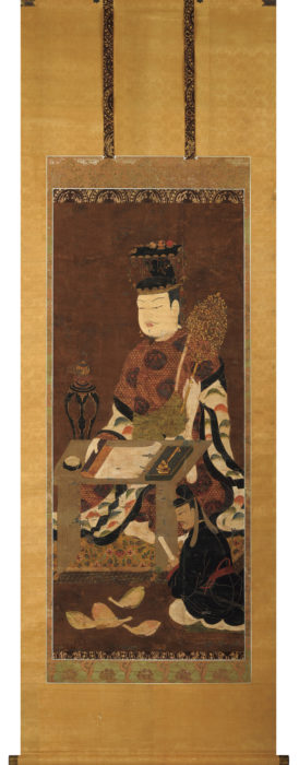 作者不詳「聖徳太子勝鬘経講読図」