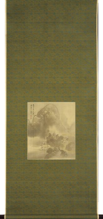 谷 文晁「江山烟雨図」