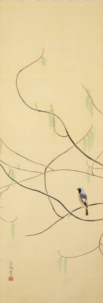 中村岳陵「旌節花」　価格 300,000円（税込）