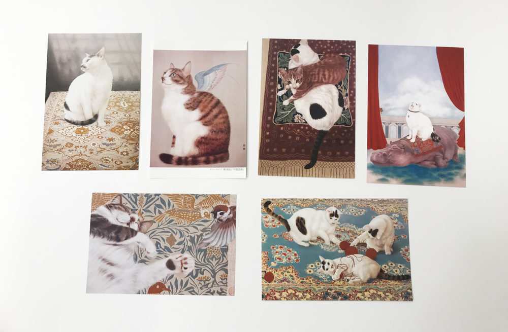 ポストカード6種類　1枚100円　　陳珮怡画集『猫さえいれば』ご購入の方にお好きなポストカード1枚プレゼント！