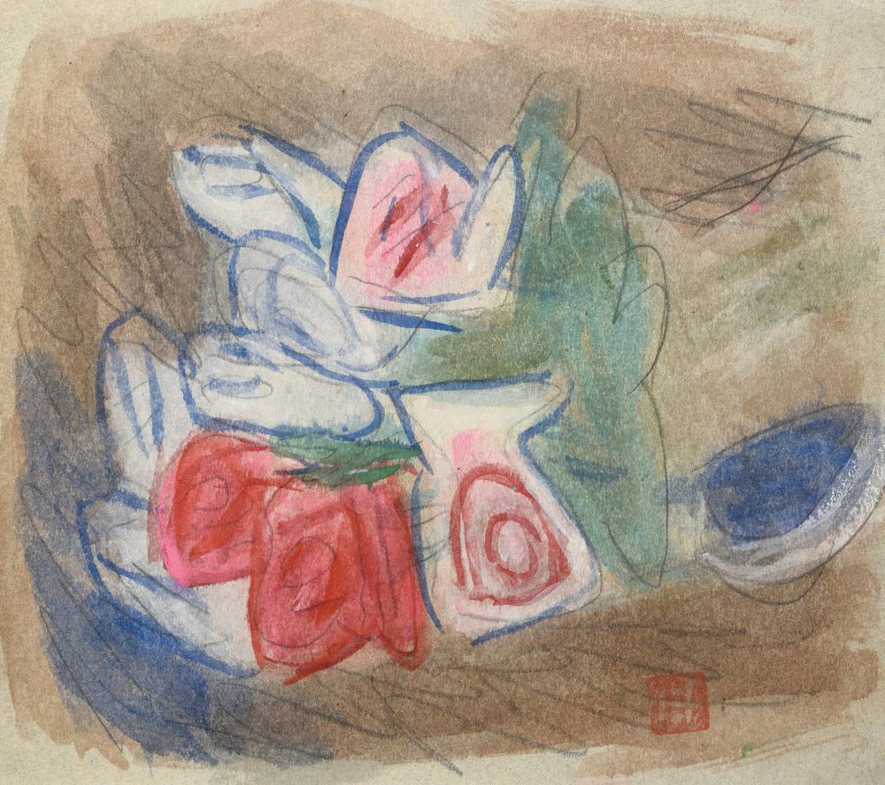 松田 正平「薔薇」　SOLD
