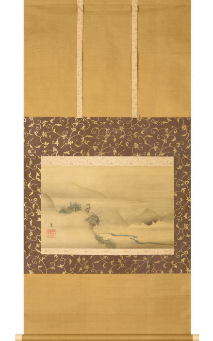 谷 文晁「野鹿図」