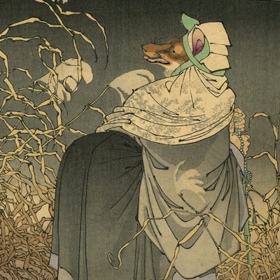 芳年「月百姿　吼噦」