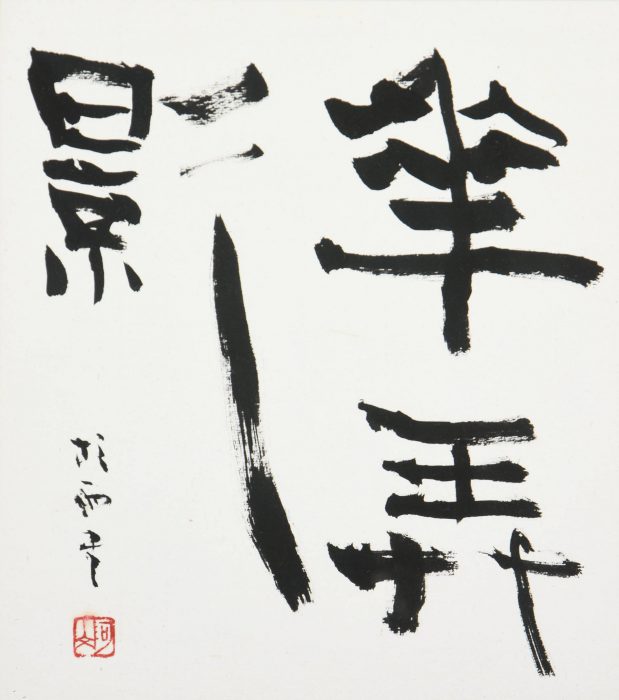 青山 杉雨「華弄影」