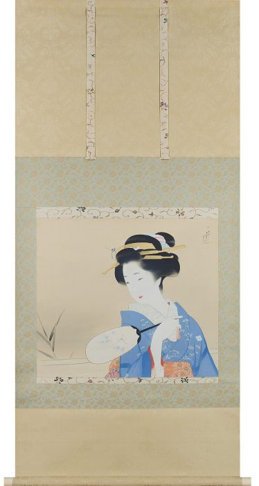 伊藤 小坡「舟中納涼」