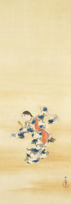 神坂 雪佳「延年舞図」