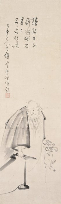 仙厓 義梵「「南泉斬猫」画賛」
