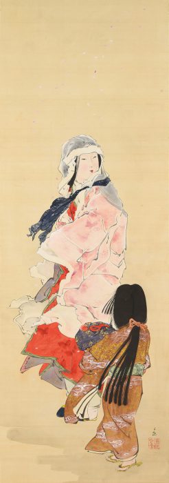 小林 清親「美人」
