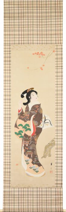 山本 昇雲「紅葉美人」