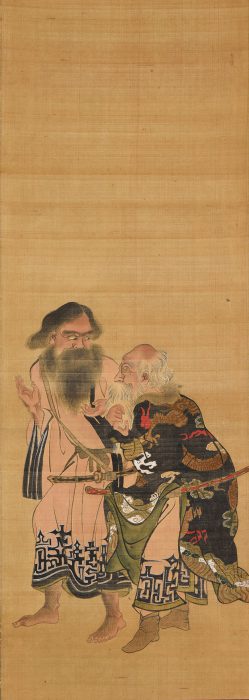 作者不詳「アイヌ人物図」