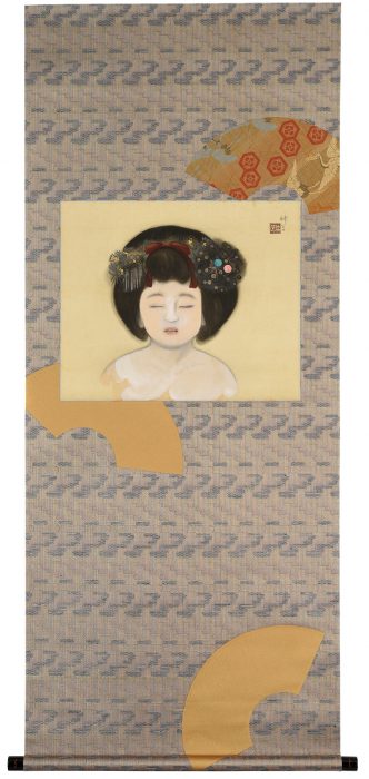 岡本 神草「舞妓図」