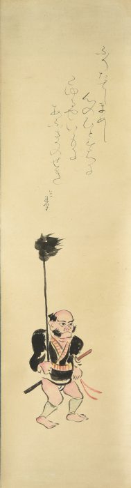 大田垣 蓮月「大津絵　槍持奴」