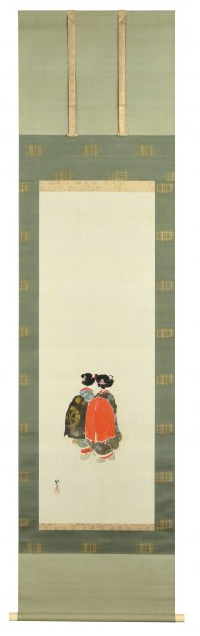 菊池 契月「舞妓」