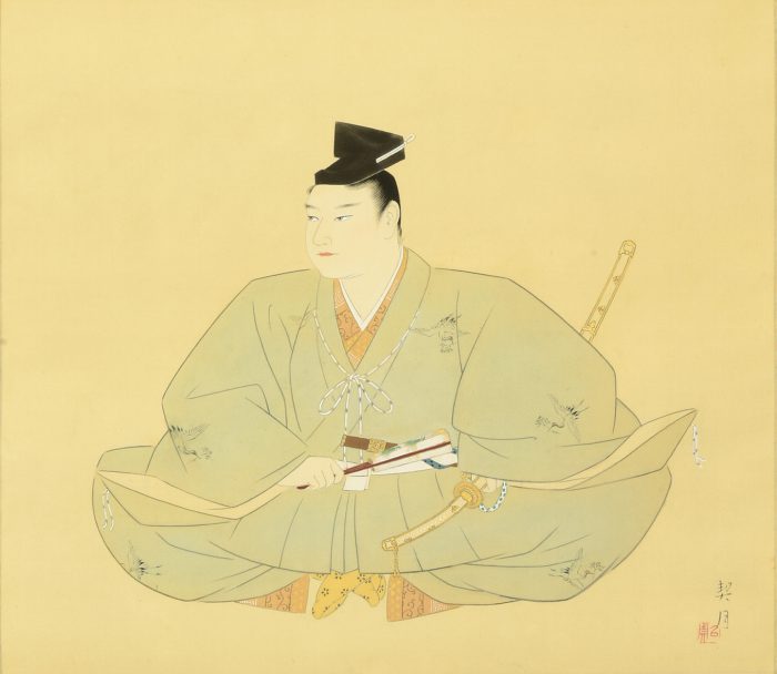 菊池 契月「北條時宗公」