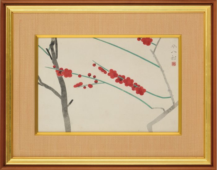福田 平八郎「紅梅」
