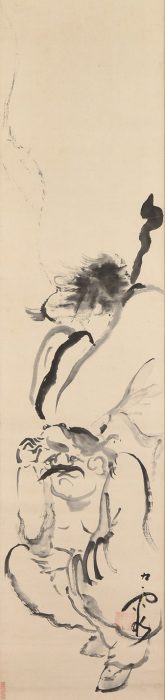 池 大雅「蝦蟇鉄拐図」