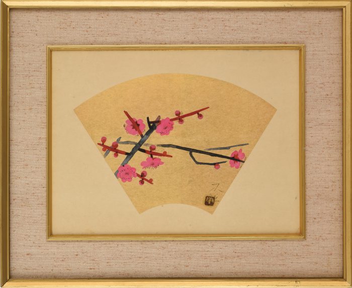 秋野 不矩「紅梅」