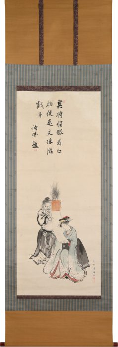 歌川 豊国（初代）大窪詩仏「寒山拾得」