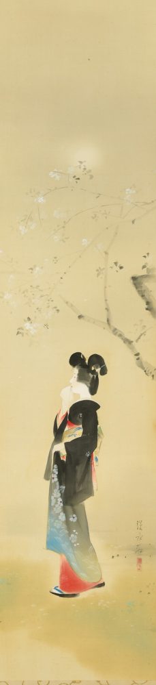 伊東深水「春宵」【掛軸】　￥360,000（税込）