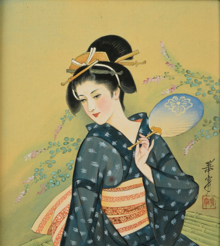高畠華宵「美人」【額装】　￥500,000（税込）