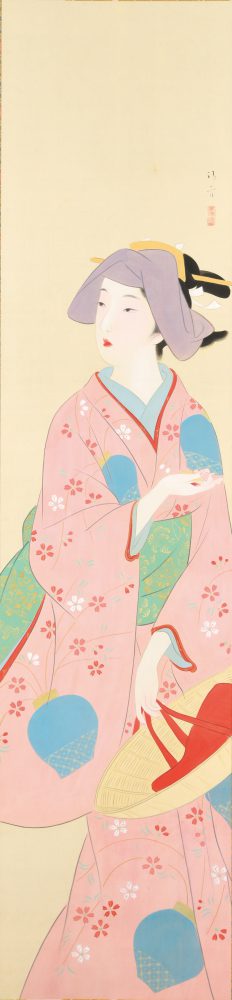鏑木 清方「春立つ浦」　※価格はお問い合わせ下さい