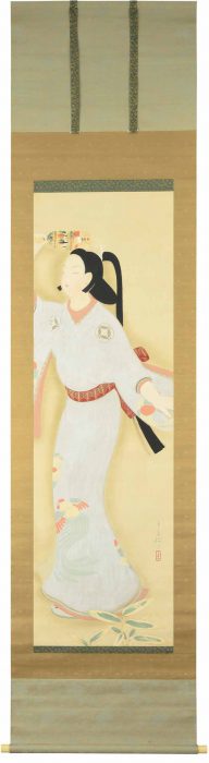 大林 千萬樹「羽根つき」
