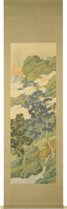 松林 桂月「金碧天保九如図」