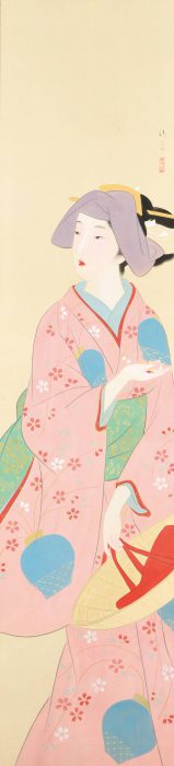 鏑木 清方「春立つ浦」